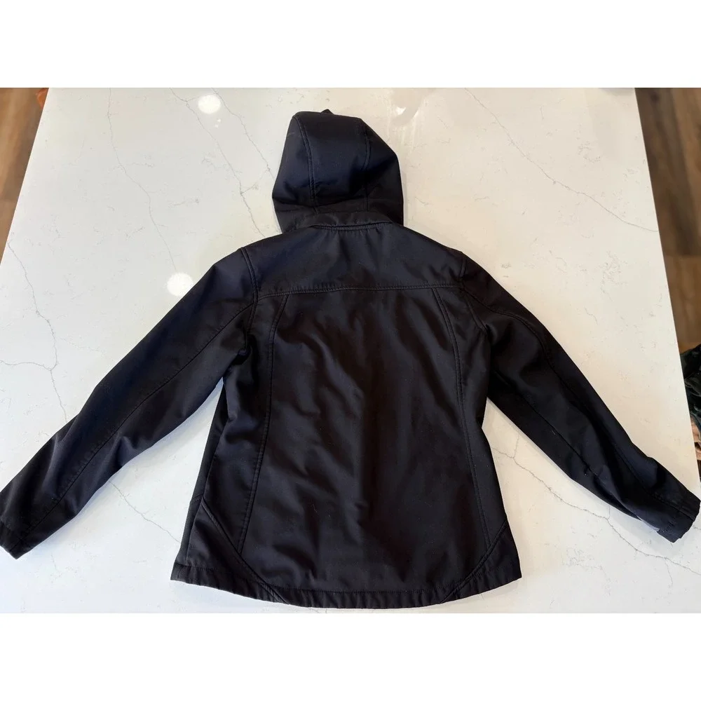 Free Country Soft Shell Jacket Women Size Medium Black Outdoor‎